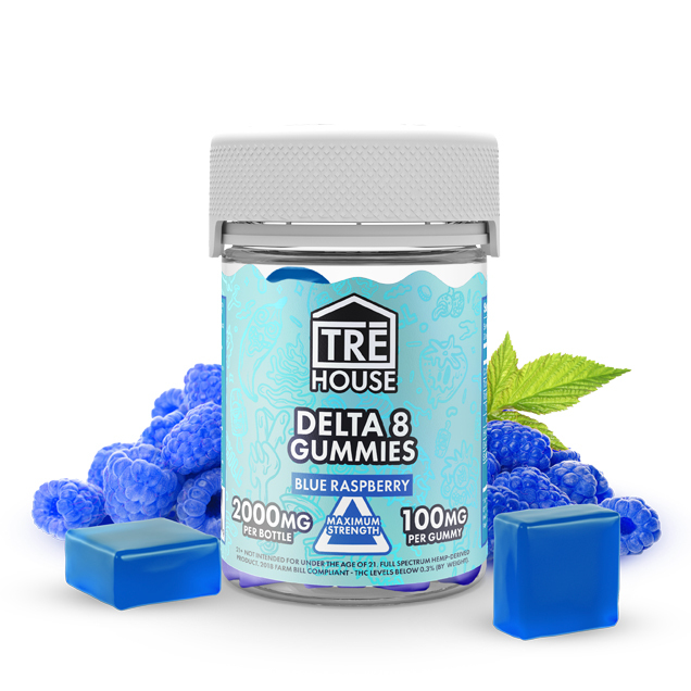Lab Reports for Delta 8 Gummies Blue Raspberry TRĒ House