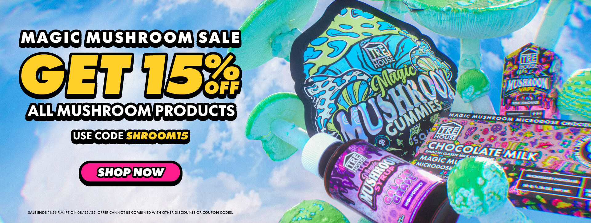 trehouse mushroom sale web assets Desktop Banner