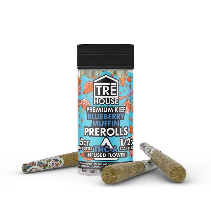 trehouse photo product render prerolls thca blueberrymuffin nov